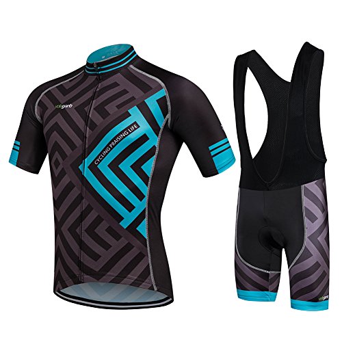 Cornasee Ropa Ciclismo Verano para Hombre Ciclismo Maillot y Culotte Pantalones Cortos