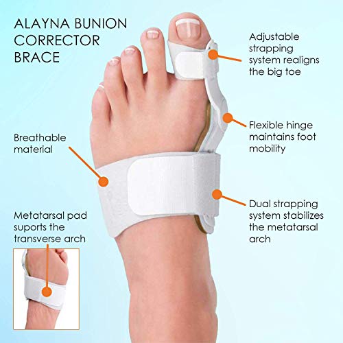 Corrector de Juanetes, Hallux Valgus de Corrector, Thumb Valgus Protector - Bunion Sleeve - Unisex - Cuidado de los pies para Hombres y Mujeres Alivio para el Dolor Hallux