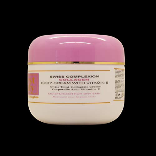 Crema Corporal con Colágeno Suizo First Lady - con Vitamina E - 500 ml - Antiedad y Antiarrugas con Elastina, para Cara y Cuerpo