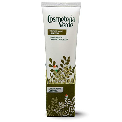 Crema Manos Calmante Cosmeteria Verde - Gracias a la fuerte acción calmante y hidratante de sus componentes vegetales reduce las condiciones de rugosidad y escamosidad.