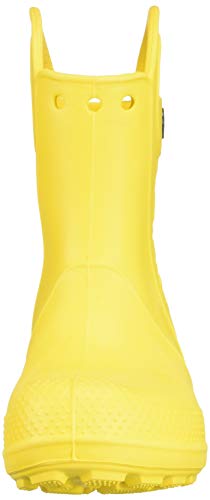 Crocs Handle It Rain Boot K, Botas de Agua Unisex Niños, Amarillo (Yellow), 25/26 EU