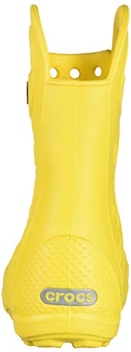 Crocs Handle It Rain Boot K, Botas de Agua Unisex Niños, Amarillo (Yellow), 27/28 EU