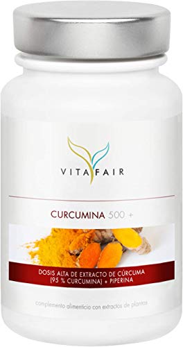 Cúrcuma - 1000mg por Porción - 90 cápsulas - 95% de Curcumina = 950mg - + Piperina - Vegano - Máxima Biodisponibilidad - German Quality