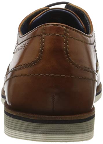 Daniel Hechter 811442021111, Zapatos de Cordones Derby para Hombre, Braun Cognac 6372-Secador de Pelo, Color Verde Claro, 45 EU