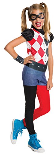 DC Comics - Disfraz de Harley Quinn classic para niña, infantil talla 8-10 años (Rubie's 620744-L)