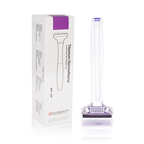 Derma Stamp 1.5mm 80 Pines agujas Microneedles Cara Cuidado de la piel Dermaroller Beauty Tool