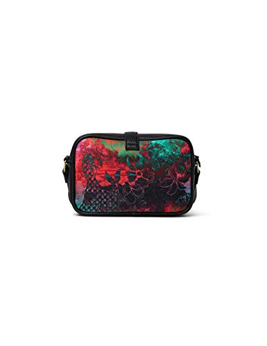 Desigual Accessories Fabric Across Body Bag, Bolsa para Cuerpo Mujer, rojo, U