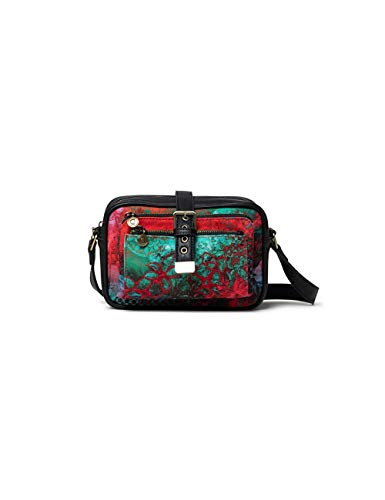 Desigual Accessories Fabric Across Body Bag, Bolsa para Cuerpo Mujer, rojo, U