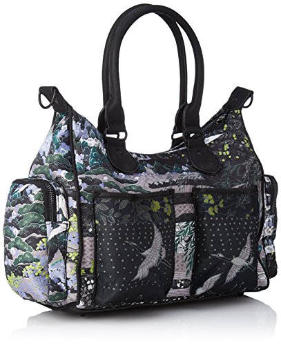 Desigual - Bols_explorer_london , Shoppers y bolsos de hombro Mujer, Verde (Verde Militar), 15.5x25.5x32 cm (B x H T)