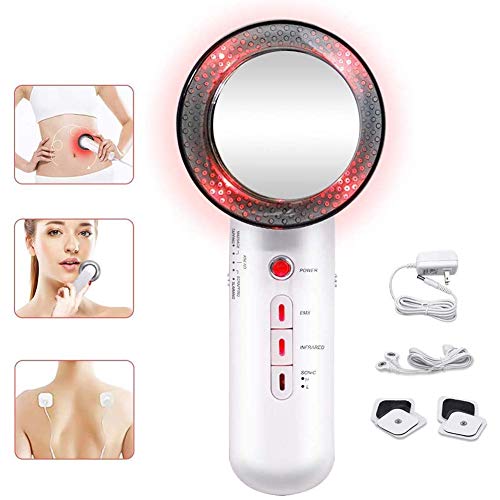 DFEDCLL EMS Burn Fat Machine 3 En 1 Masajeador De Conformación Corporal Multifuncional Vibración De Alta Frecuencia Dispositivo De Quema De Grasa para Brazo Pierna Cadera Cuidado De La Piel Facial