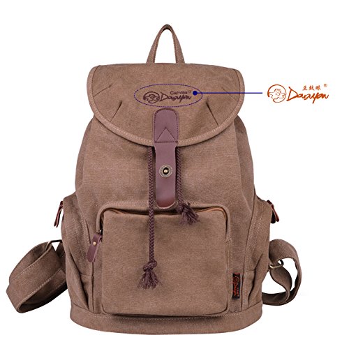 DGY la Mochila Bolsos de Mujer Bolsa de Viaje Mochilas Tipo Casual Mochilas escolares117 Marrón