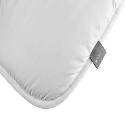 DHestia Edredón Relleno Nórdico Fibra Pluma-Eco 250 gr, Hipoalergénico, Anti-ácaros, (Cama 90-150x220 cm), Blanco, 150 x 220 cm