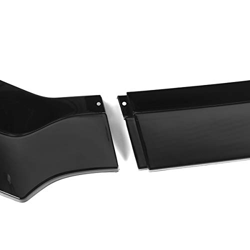 DINGZH-HANGZH Parachoques Delantero del Coche Splitter Lip Diffuser Body Kit Spoiler Compatible para Ford Compatible para Mustang 2015-2017 Mejora la Apariencia (Color : Gloss Black)