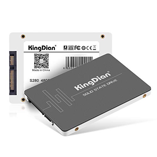 Disco Duro Kingdian (60 / 120 / 240 / 480 Gb) Ssd con 128 Mb de Caché, Interfaz Sata IIi Gris Gris 480Gb