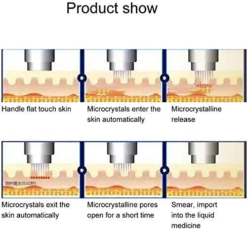 Dispositivo Para El Cuidado De La Piel Para La Eliminación De Arrugas Que Aprieta La Piel, Kit De Rodillo De Microagujas RF: Ayuda a Mejorar La Piel, Ayuda a Eliminar Manchas, Espinillas, Acné