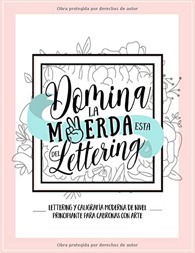 Domina la mierda esta del lettering: Lettering y caligrafía moderna de nivel principiante para cabronas con arte: Una divertida guía y cuaderno de trabajo