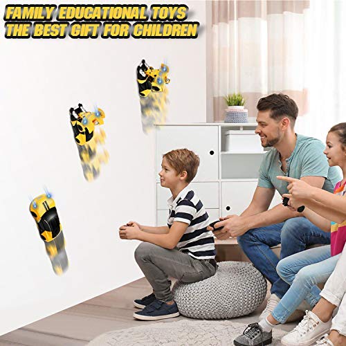 Dookey Coche Teledirigido, Coche Radiocontrol, Coche RC para Niños, Coche de Acrobacias en la Pared 360 Rotación Climber, Coches de Juguetes para niños Regalos Teledirigido para Niños