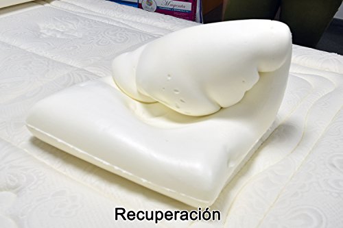 Dormio - Almohada viscoelástica con perfecta adaptabilidad al cuello, Tejido Aloe Vera, Termorregulable, Blanco, 70 cm