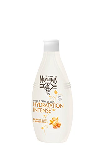 Douche Crème Hydratation Intense, mantequilla de karité y acacia de Túnez, 250 ml, lote de 2, de Le Petit Marseillais