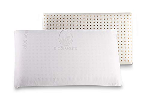 Dreaming Kamahaus Almohada núcleo Látex 150cm | Núcleo 100% LÁTEX | Microperforado | Descanso Natural | Funda Stretch Aloe Vera | Gran Confort |