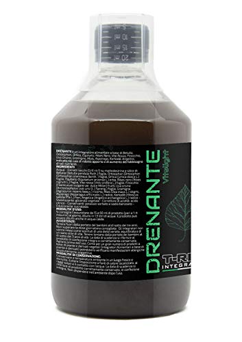 Drenaje natural VITA LIGHT 500ml - Desintoxicación (Detox) - Suplemento Purificante a base de abedul, ortosifón, ortiga verde, cola de caballo, grosella negra, vid roja, hinojo 100% vegetal, vegana