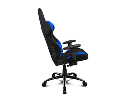 Drift DR100BL - Silla Gaming Profesional, (Tela Alta Calidad, Ergonómica), Color Negro/Azul