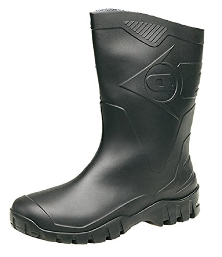 Dunlop - Botas de agua para hombre, negro, 41 EU