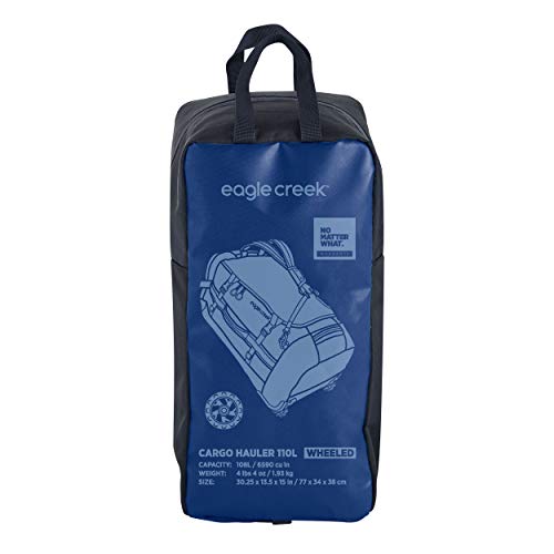 Eagle Creek Cargo Hauler Wheeled Duffel - Bolsa de viaje plegable con ruedas (grande, tejido de TPU resistente al desgaste y al agua), Azul (Arctic Blue). (Azul) - EC0A48XZ271