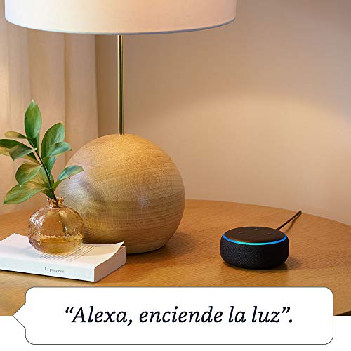 Echo Dot (3.ª generación) - Altavoz inteligente con Alexa, tela de color malva