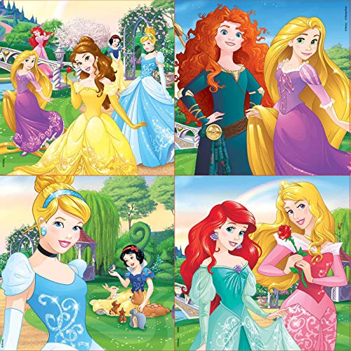 Educa- Princesas Disney Maleta Progresivos, puzzle infantil de 12,16,20 y 25 piezas, a partir de 3 años (16508)