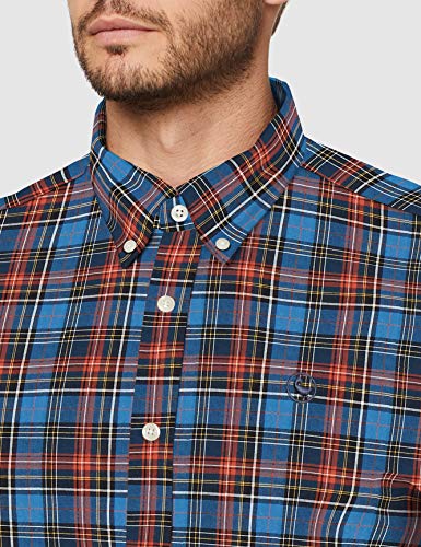 El Ganso 2 Camisa casual, Azul (Indigo 0058), Small para Hombre