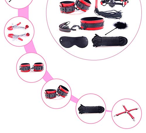 El mejor regalo para parejas Fun 10Pcs Couples Yoga Set Kits de herramientas de masaje