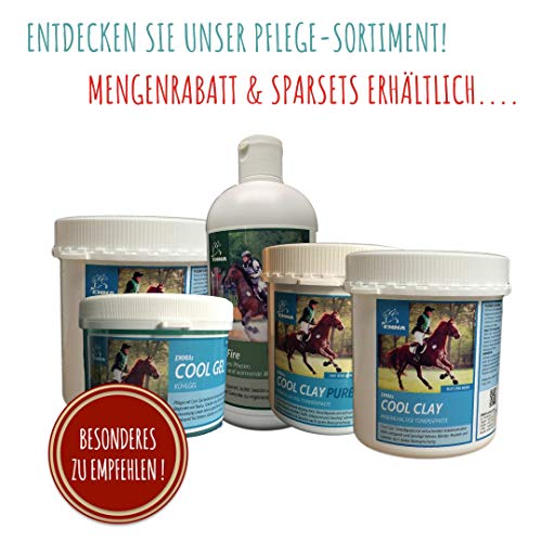 EMMA bálsamo para Caballos ungüento refrescante para Caballos - bálsamo para músculos y articulaciones I Gel refrescante para la tensión con árnica, mentol y Romero 500 ml