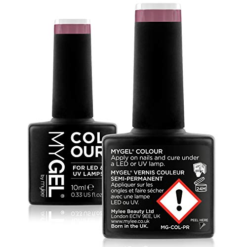 Esmalte de gel para uñas MyGel, de MYLEE (10ml) MG0038 - Soft Touch UV/LED Nail Art Manicure Pedicure para uso profesional en el salón y en el hogar - Larga duración y fácil de aplicar