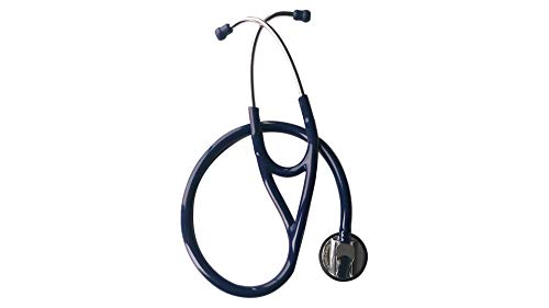 eSteth CARDIO – Estetoscopio de Cardiología Especializado de una Sola Cabeza con Acabado Metálico y Auriculares Anchos - 30 Pulgadas