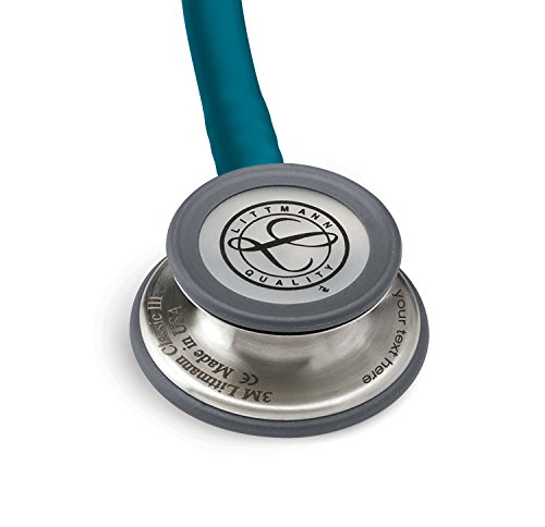 Estetoscopio Littmann Classic III Personalizado con Grabado + Linterna Pupilar de Regalo (Azul Caribe)