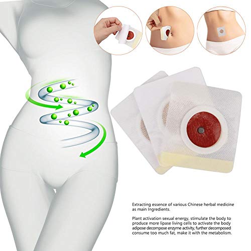 Etiqueta para Adelgazar Parche Adelgazante 30 Piezas Etiqueta para Adelgazar Ombligo Parche para Quemar Grasa Abdominal Pérdida de Peso para la Belleza Corporal