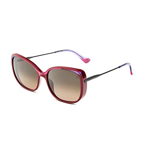 Etnia Barcelona Liri RDPU, Lunettes de soleil rectangulaires pour femme, avec une protection maximale contre les UV