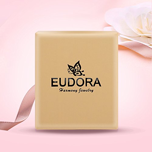 EUDORA Harmony Ball Flor de Cerezo Bisuteria Collares de Mujer, Llamador de Angeles Embarazada, Colgantes de Mujer Primer Embarazo Mamá Regalos Originales para Mujer Hermana, 76,2cm