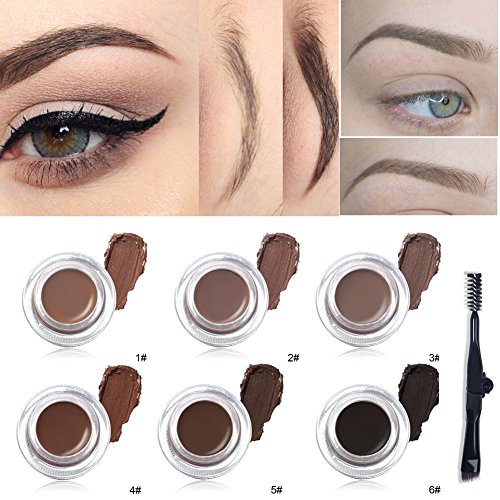 Eyebrow Gel Beauty Imagic Waterproof Make Up Cosméticos Long-wear Brow Gel Con Cepillo 6 Colores(#4)