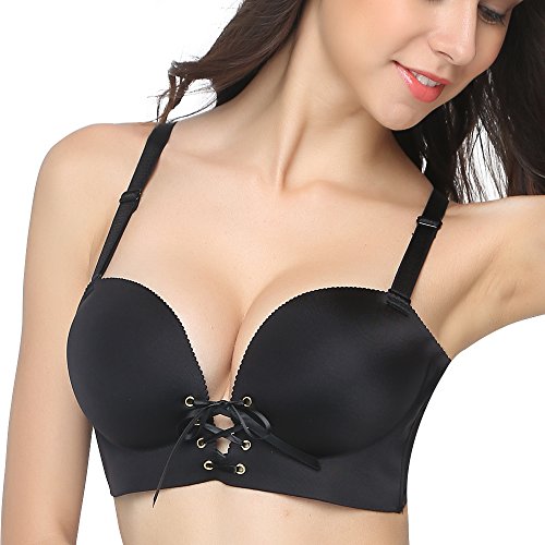 FallSweet Agregar Sujetador de Dos Tazas con Sujetador para Mujer Push Up Acolchado Sin Forro