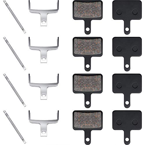 fanshiontide 4 Pares de Pastillas Freno Disco Semi-metálico para Avid Elixir E1 E3 E5 E7 E9 CR mag Sram XO XX X7 X9 XXWC DB DB1 DB3 DB5