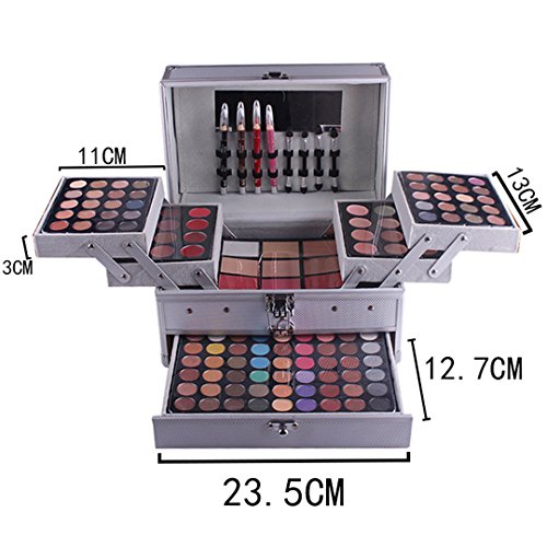 FantasyDay® 132 Colores Paleta de Maquillaje Cosmético Maquillaje Set Juego de Maquillaje Profesional Belleza de Regalos de Navidad con Sombra de Ojos,Delineador de Ojos,Corrector,Rubor y Lápiz Labial