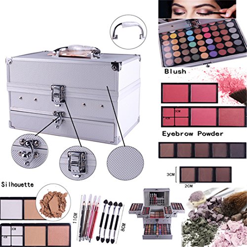 FantasyDay® 132 Colores Paleta de Maquillaje Cosmético Maquillaje Set Juego de Maquillaje Profesional Belleza de Regalos de Navidad con Sombra de Ojos,Delineador de Ojos,Corrector,Rubor y Lápiz Labial