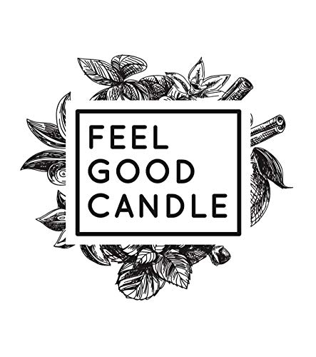 FEEL Good Candle – Vela aromática en vaso – Vela con diseño como regalo para mujeres y para decoración (la Vie est Belle, eucalipto)