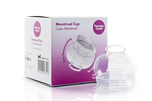 FemmyCycle Menstrual cup/Copa Menstrual LOW CERVIX (Cuello uterino) size