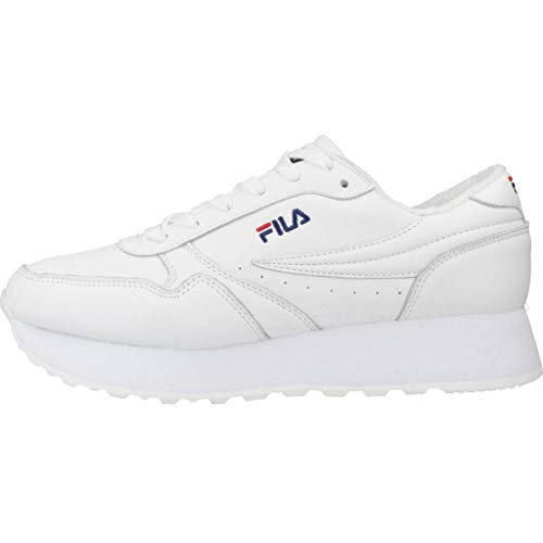 Fila Orbit Zeppa Low Wmn, Zapatillas para Mujer, Blanco (White 1010311-1fg), 40 EU