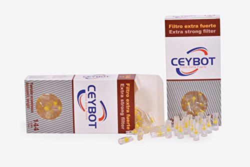 Filtros tabaco Ceybot (144 unidades) - Boquillas para fumar tabaco - Filtro cigarrillos reutilizables