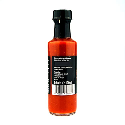 FIRELAND FOODS End of Sanity (Carolina Reaper) Hot-Sauce 200.000 SCU, 100ml