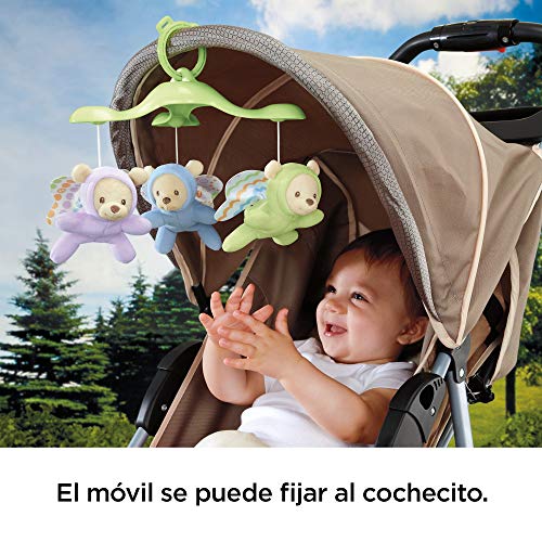 Fisher-Price - Móvil con ositos - juguetes bebe - (Mattel CDN41)